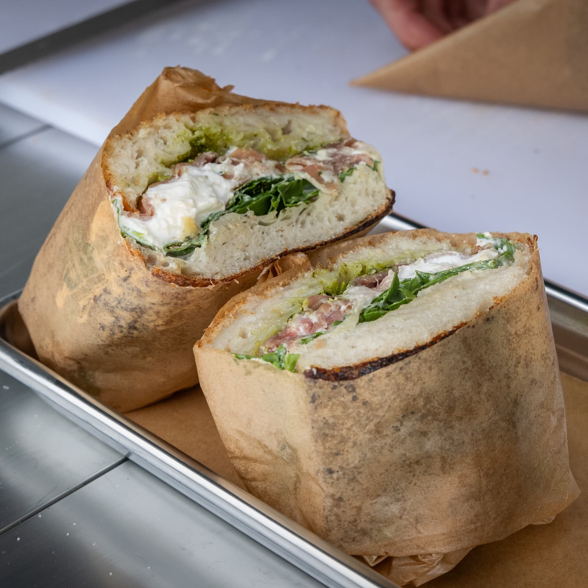 Burrata, Pesto & Rocket