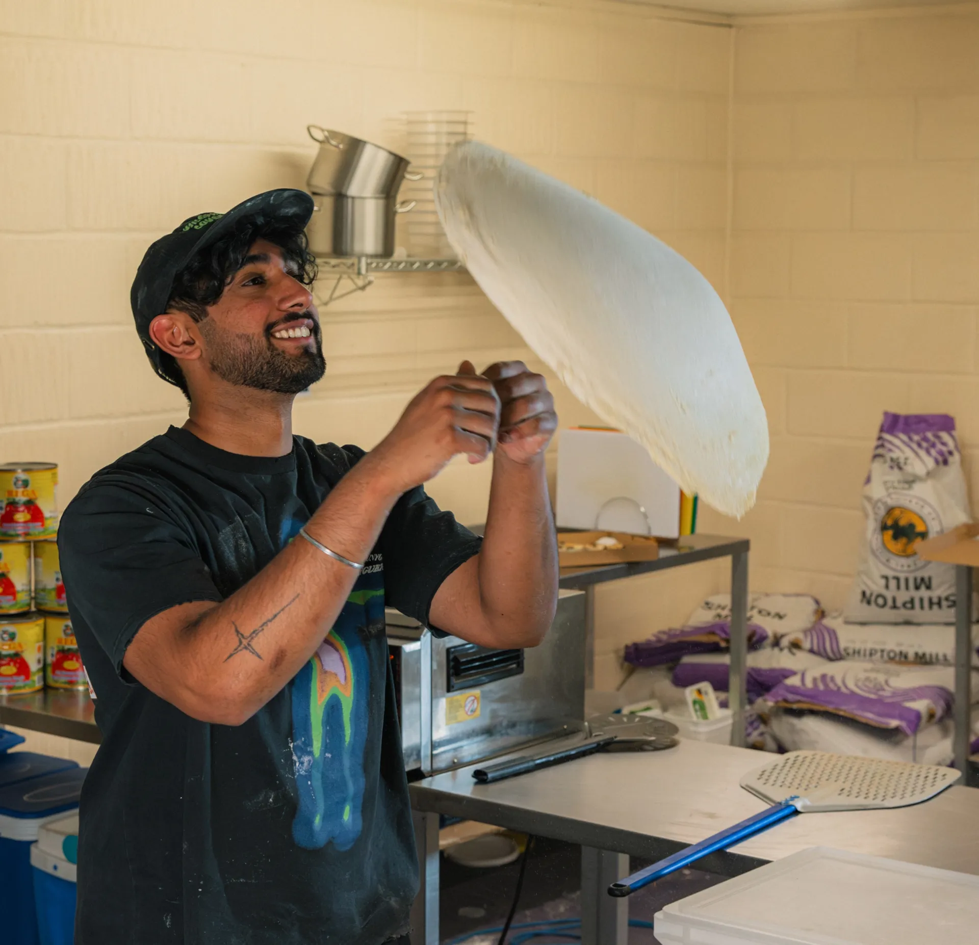 Fornoza pizza catering setup at a Witney event