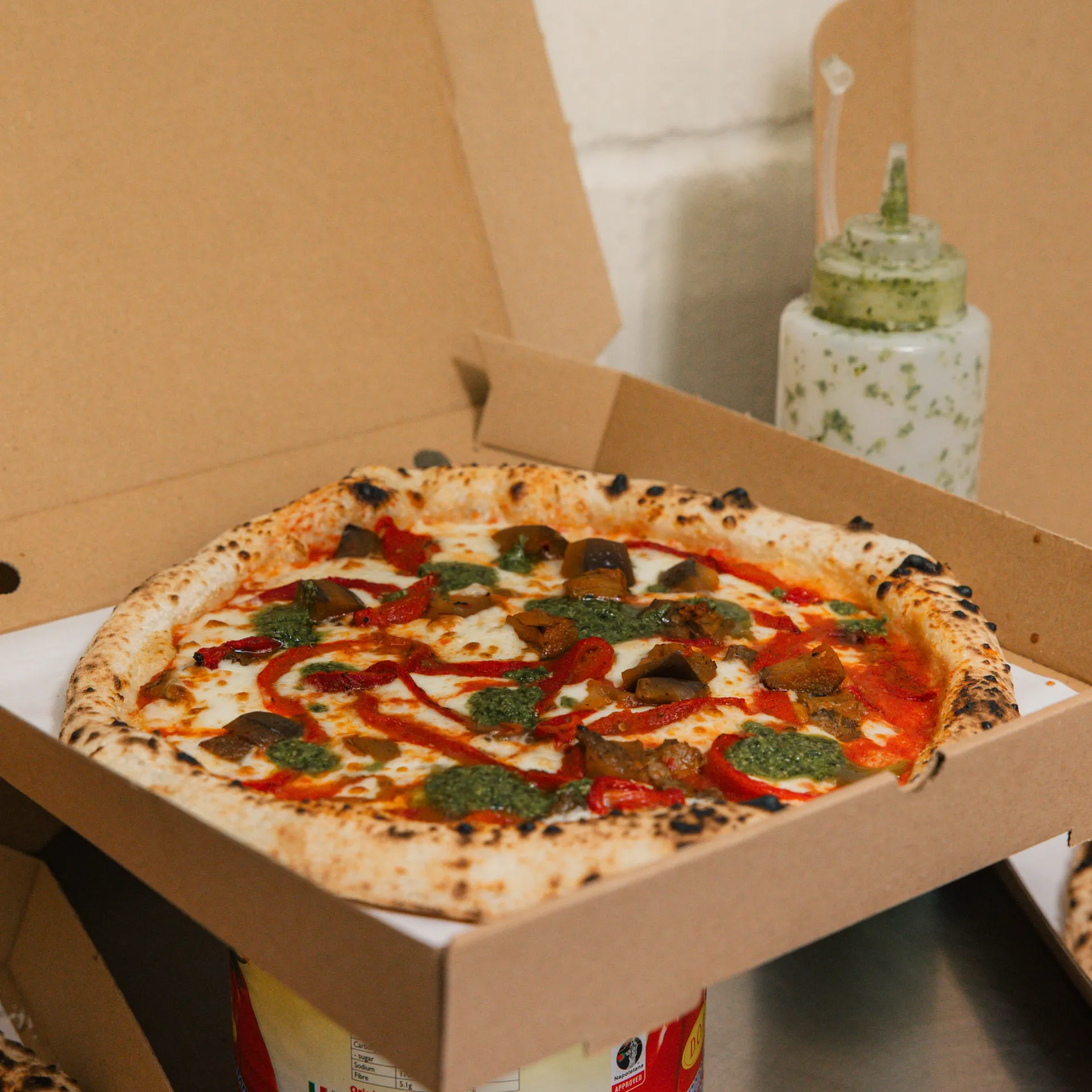 Fornoza wedding pizza catering setup near Richmond